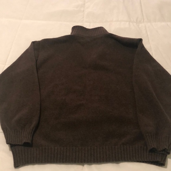 Oscar de la Renta brown Warm men’s winter/fall sweater - Picture 3 of 5